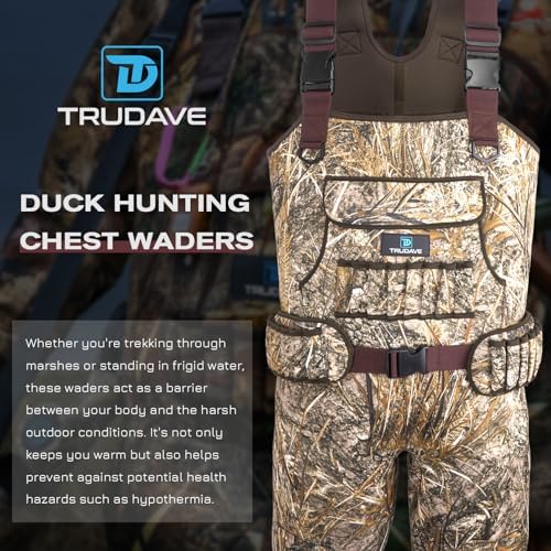 Fishing Waders for Men,Hunting and Waterproof Neoprene Wader for Men with 600G Insulation and Includes Boots - Image 4