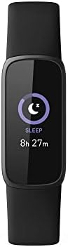Fitbit Luxe Fitness and Wellness Tracker with Stress Management, Sleep Tracking and 24/7 Heart Rate, Black/Graphite, One Size (S & L Bands Included) (Renewed) - Image 2